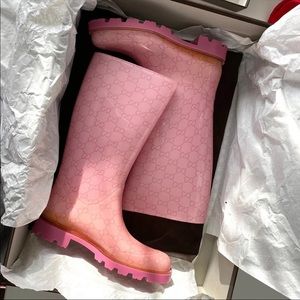 gucci rain boots